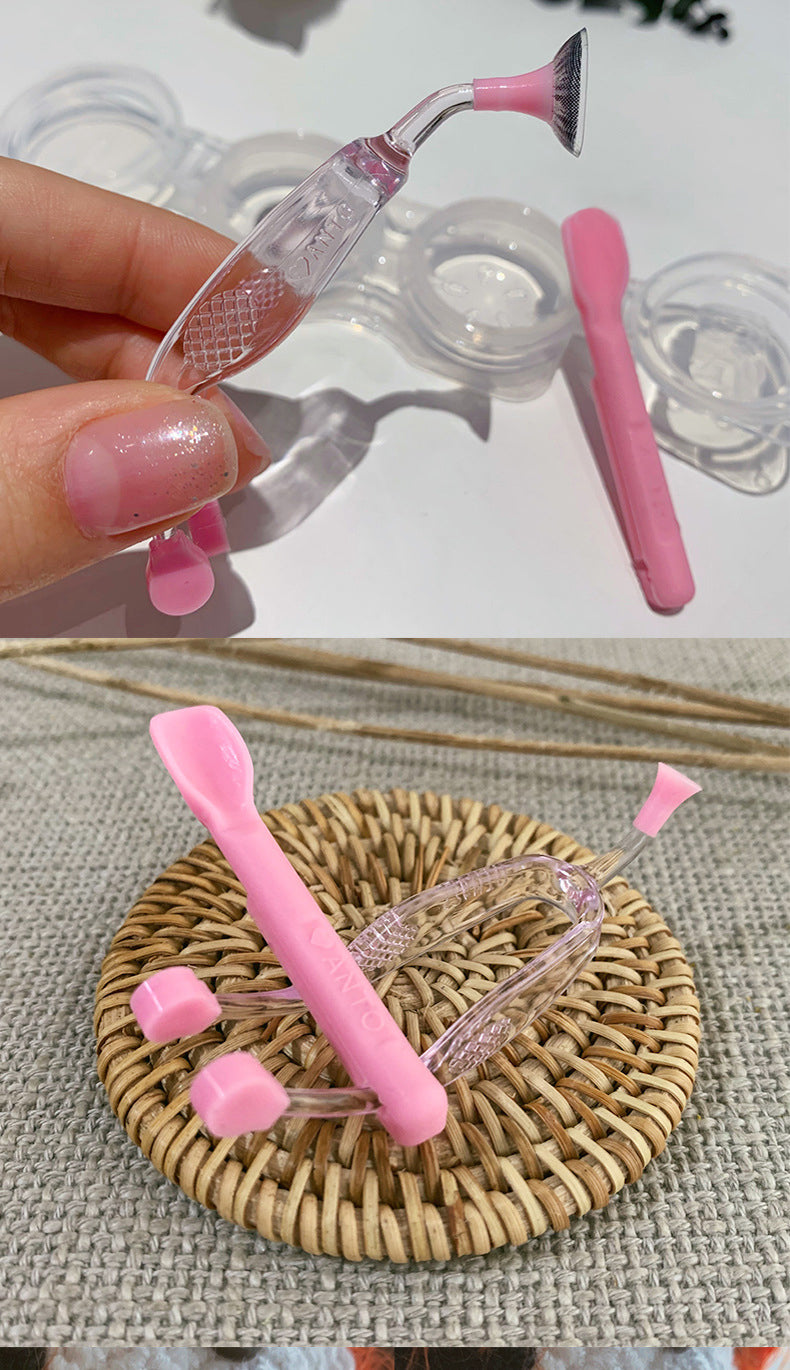 Silica Gel Tweezers Suction Stick Colored Contact Auxiliary Tool