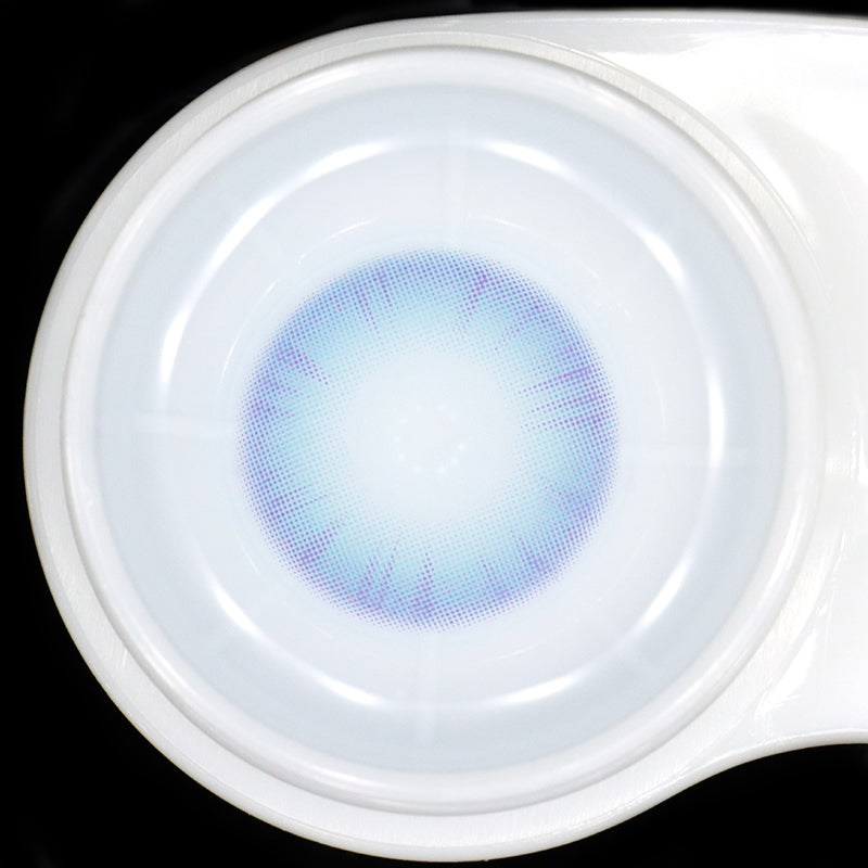 Pure Nature Blue Prescription Colored Contact Lenses