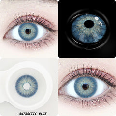 Amazonia Antarctic Blue Prescription Colored Contact Lenses