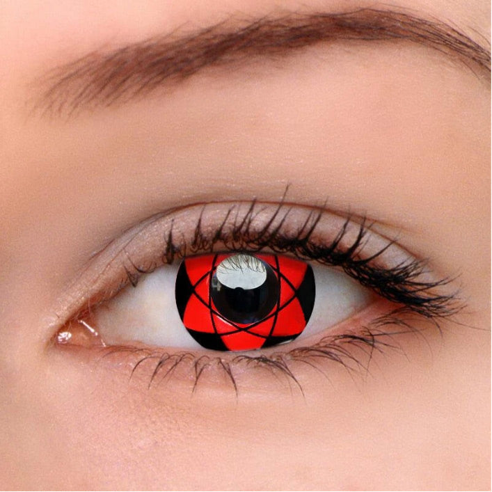 Cosplay Sharingan Red Colored Contact Lenses