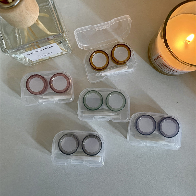 Small Minority Colored Contact Lens Case