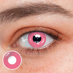 Cosplay Powdery Violet Block Pink Colored Contact Lenses