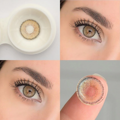 Natürliche Avela-braune farbige Kontaktlinsen