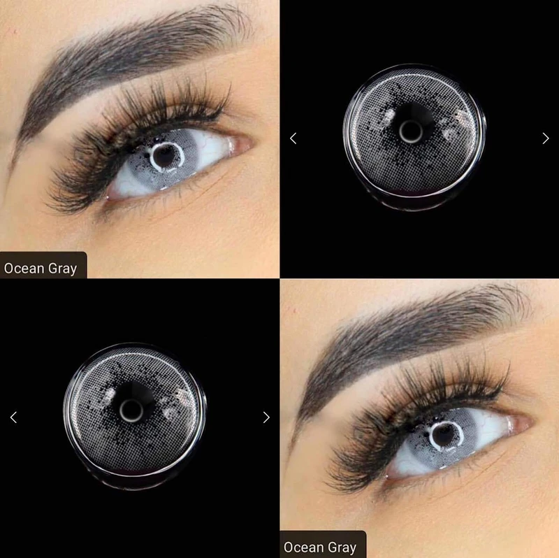 Ocean Gray Colored Contact Lenses
