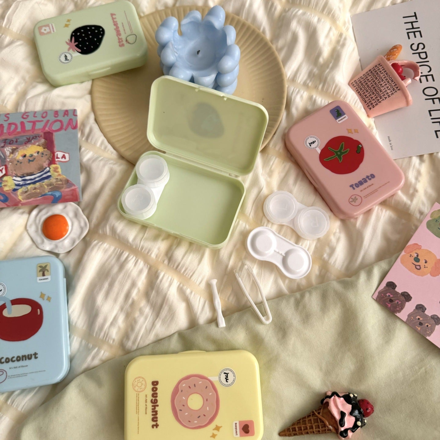 Yummy Bites Colored Contact Lens Case