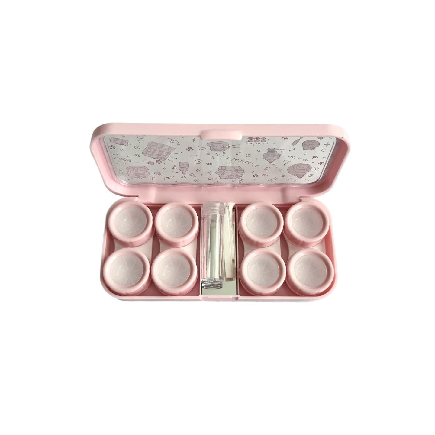 Ice Cream And Cake Colored Contact Lens Case