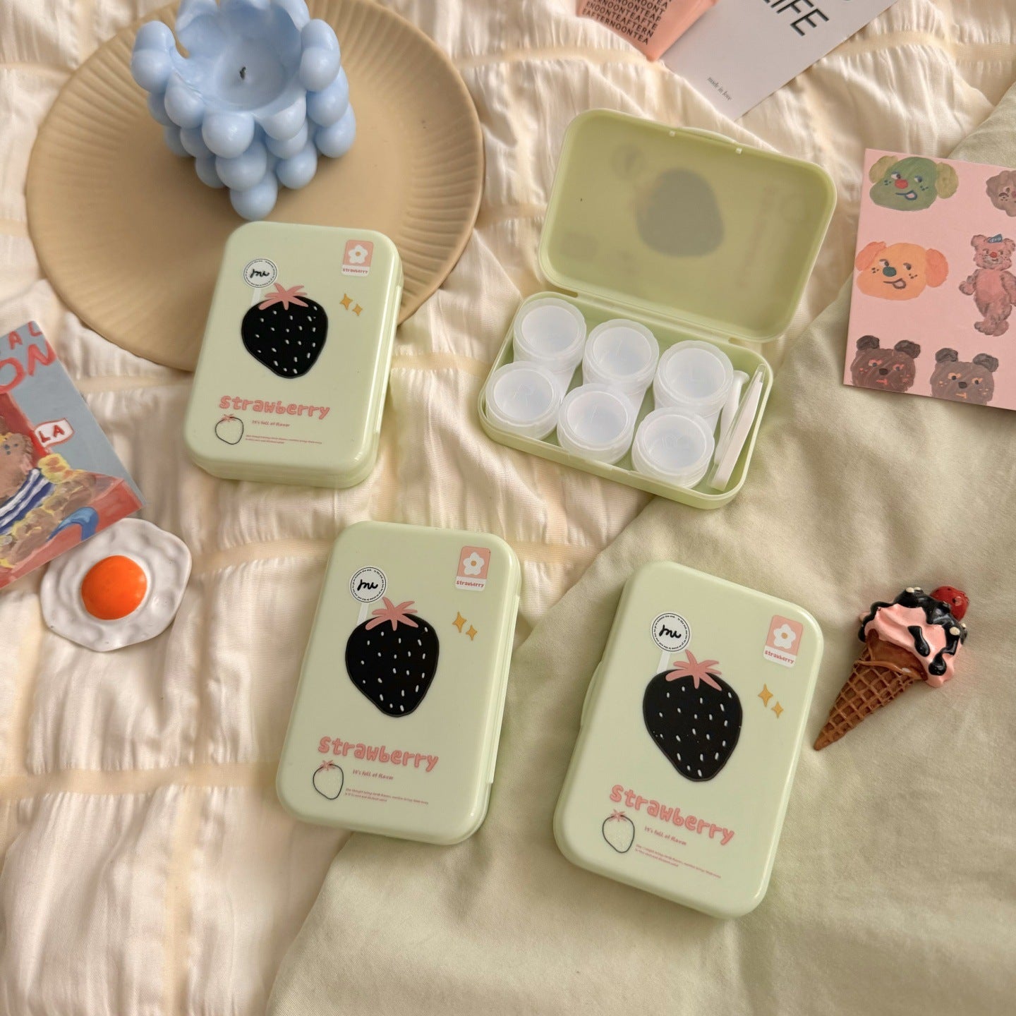 Yummy Bites Colored Contact Lens Case