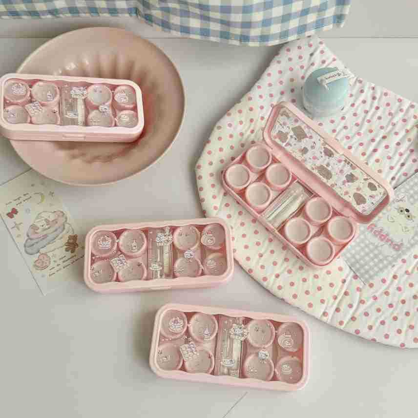Ice Cream And Cake Colored Contact Lens Case