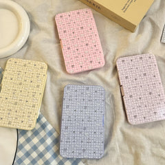 Pastel Floral Kitten Colored Contact Lens Case