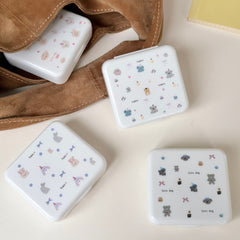 Kawaii Cute Animal Colored Contact Lens Case