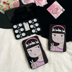 Sassy Girl Colored Contact Lens Case