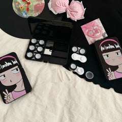 Sassy Girl Colored Contact Lens Case