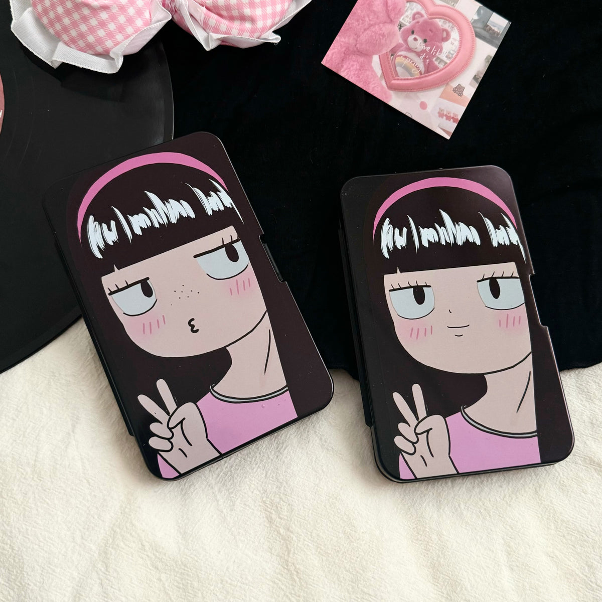 Sassy Girl Colored Contact Lens Case