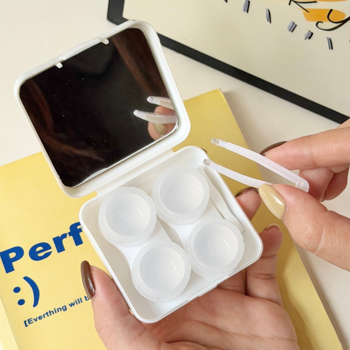 Kawaii Cute Animal Colored Contact Lens Case