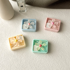 Pastel Blossom Colored Contact Lens Case