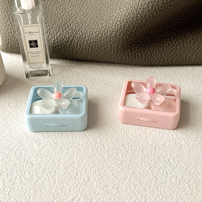 Pastel Blossom Colored Contact Lens Case