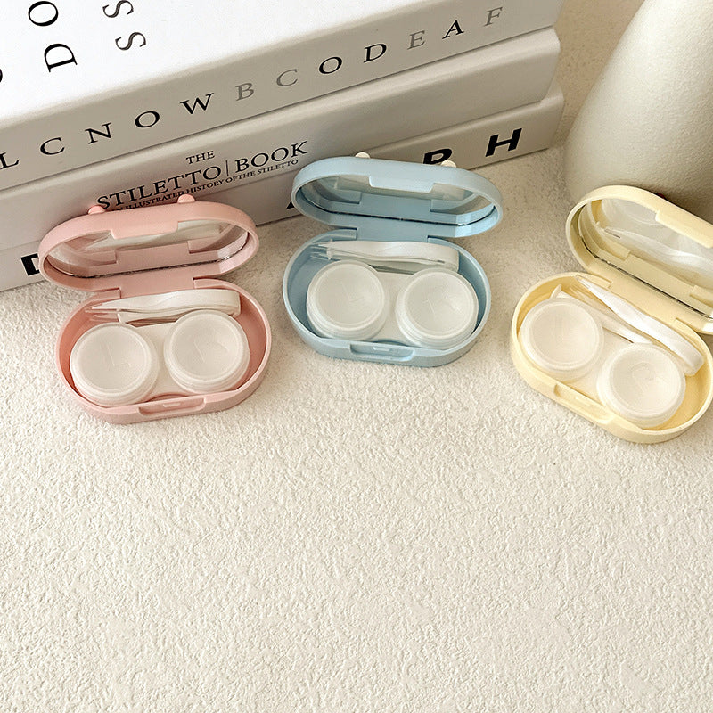 Dainty Dot Ribbon Colored Contact Lens Case