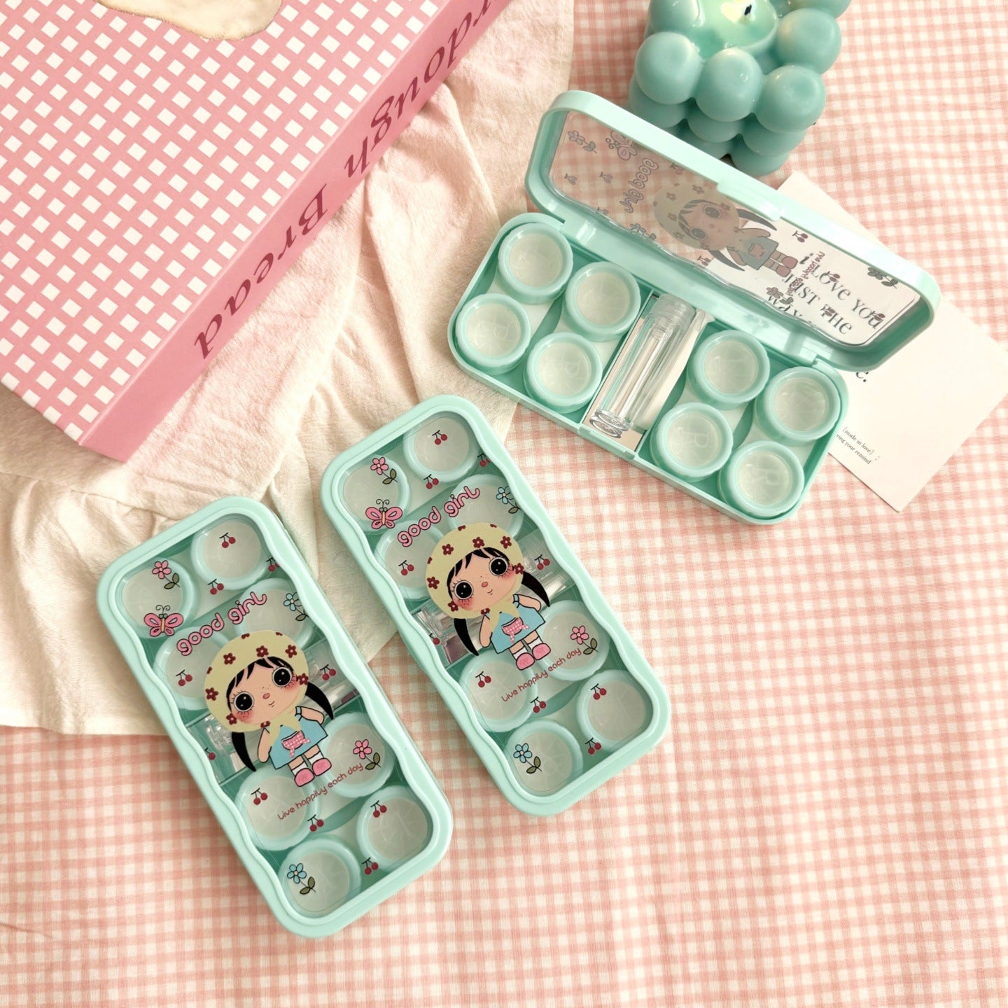 I’m a Good Girl Colored Contact Lens Case