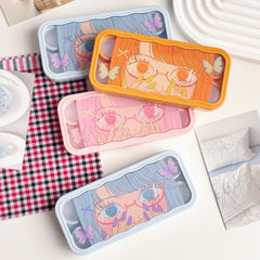 Manga Butterfly Eyes Colored Contact Lens Case