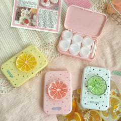 Fruit Slice Colored Contact Lens Case