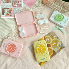 Fruit Slice Colored Contact Lens Case