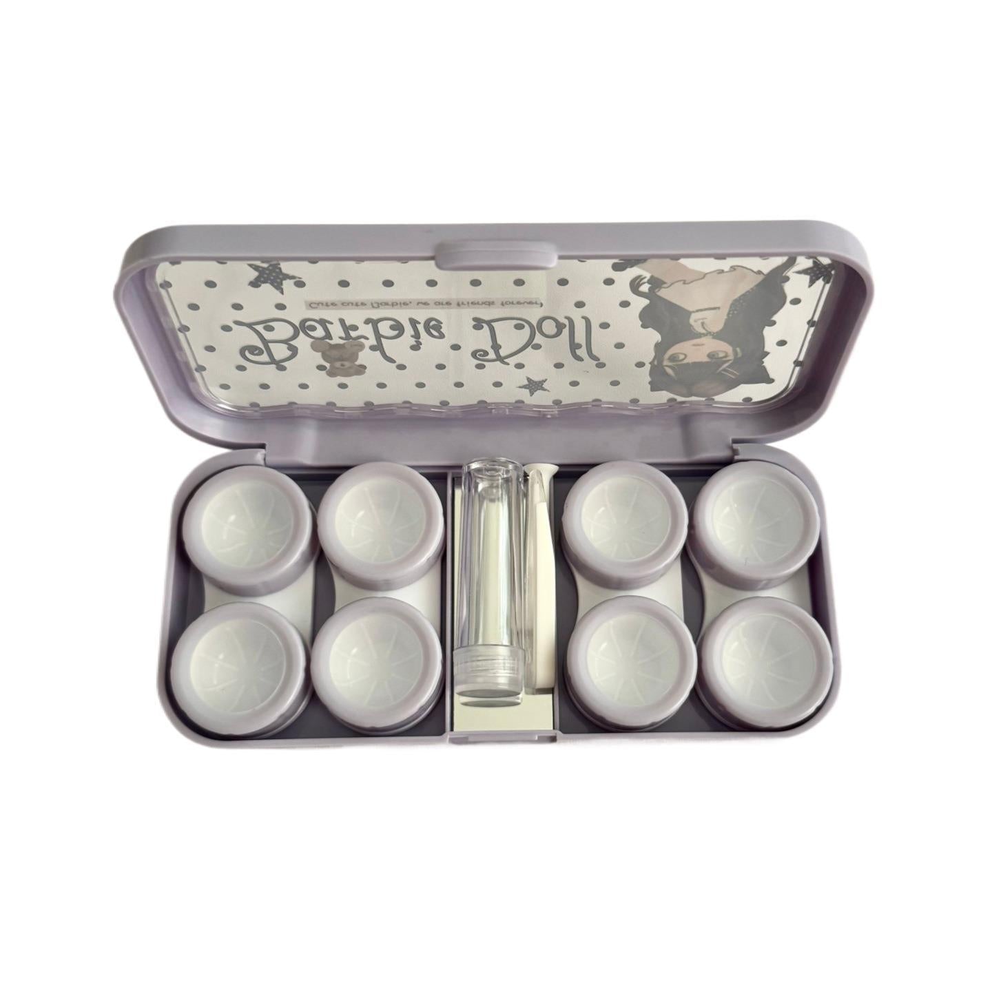Barbie Doll Colored Contact Lens Case