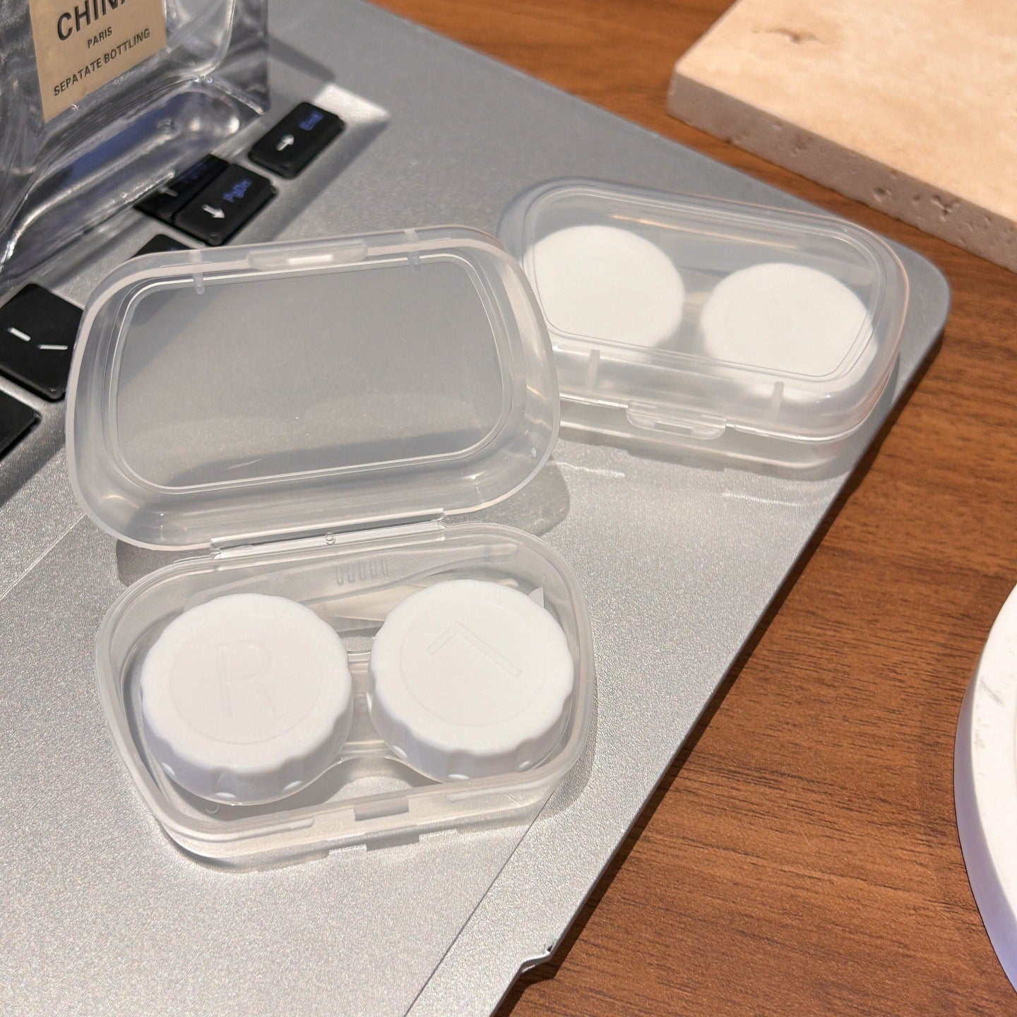 Macaron Pastel Pocket Colored Contact Lens Case