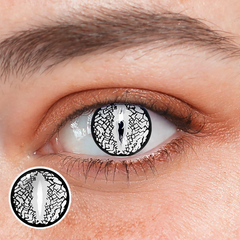 Halloween LizardEye Sliver Colored Contact Lenses