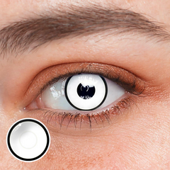 Lentes de contacto de color Manson blanco para cosplay de Halloween