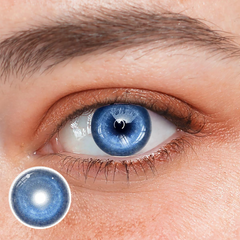 Cosplay KOI Dark Blue Colored Contact Lenses
