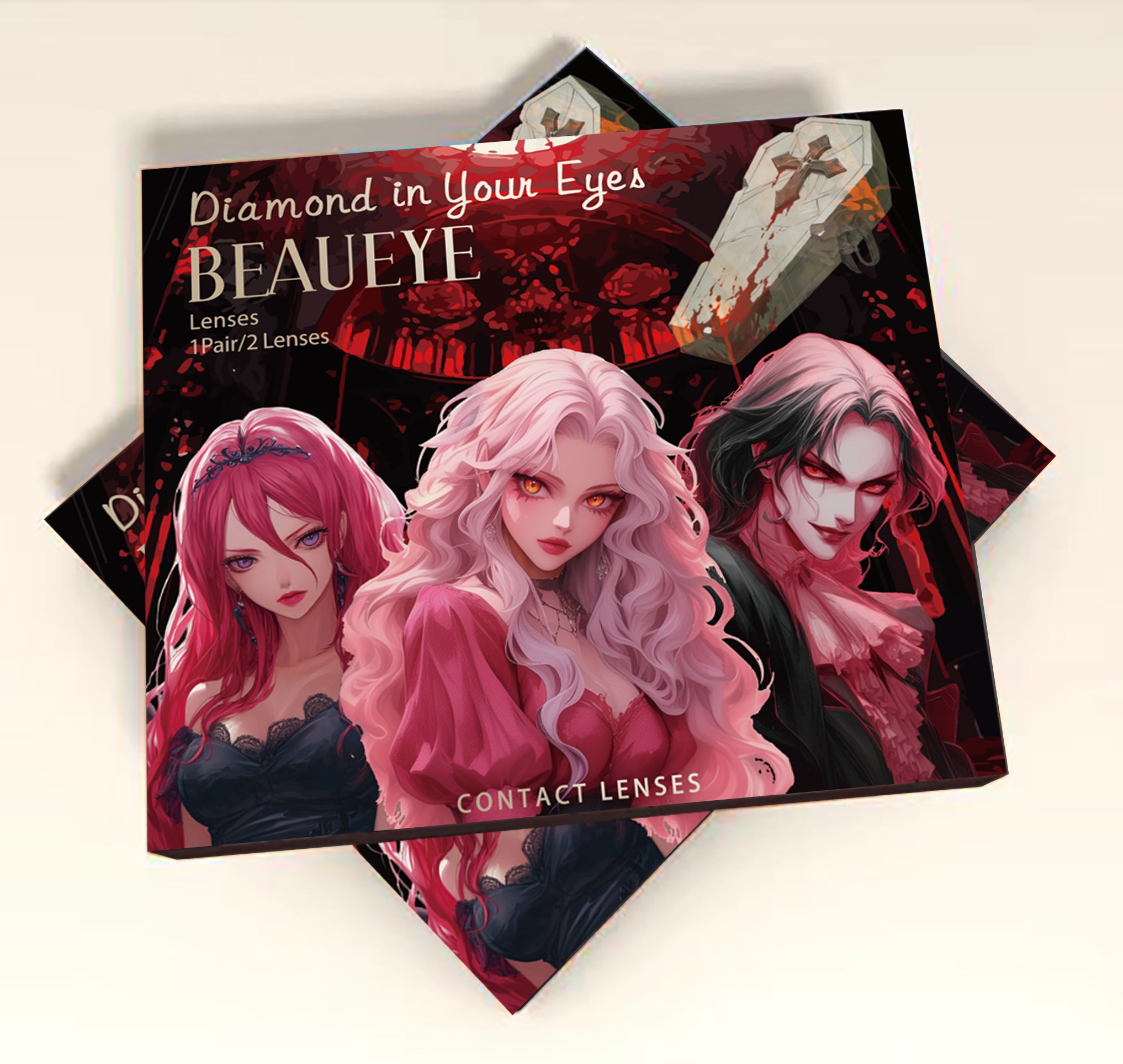 Cosplay White manson mesh Colored Contact Lenses