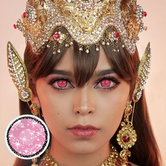 Cosplay Coral Pink Colored Contact Lenses