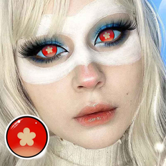 Cosplay Hutao Red Colored Contact Lenses