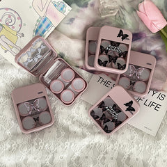 Cool Butterflies Colored Contact Lens Case