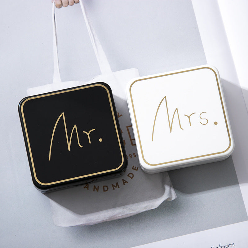Mr Mrs Colored Contact Lens Case