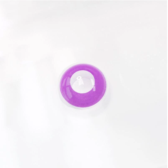 Cosplay Grau-Violett-Block-Lila farbige Kontaktlinsen