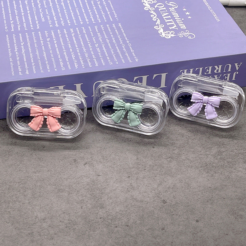 Bowknot Colored Contact Lens Case