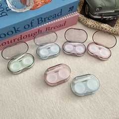 Simple Portable Colored Contact Lens Case