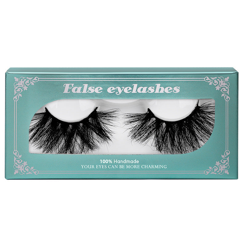 New One-Pair Package  Natural Long Piece Mink Hair Eyelashes