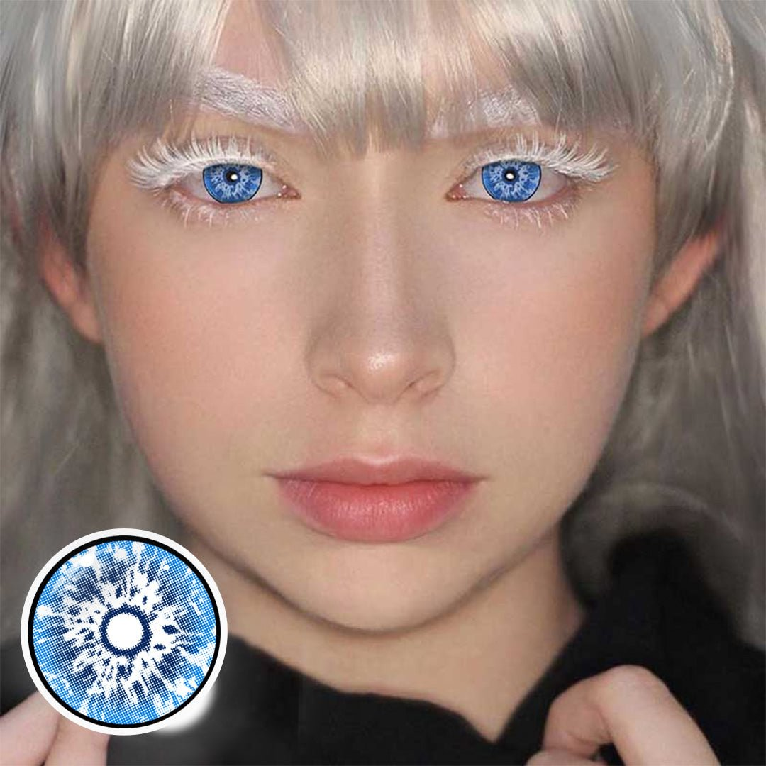 Cosplay Gojo Blue Colored Contact Lenses