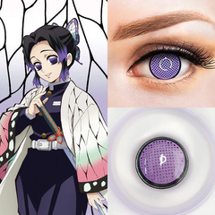 Cosplay Dämonentöter Kochou Shinobu Lila farbige Kontaktlinsen