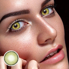 Astrea Oli Green Prescription Colored Contact Lenses