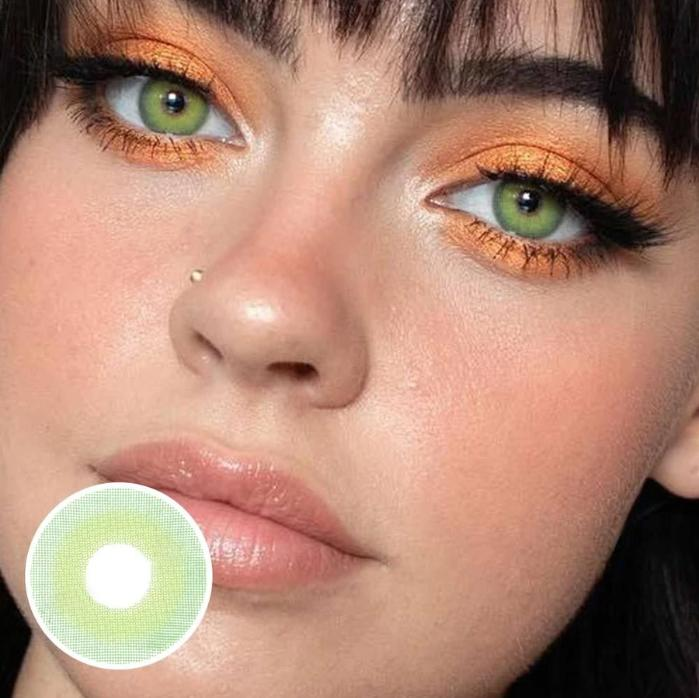 Pixie Grüne farbige Kontaktlinsen mit Sehstärke