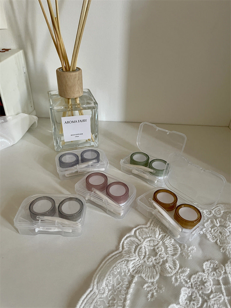 Small Minority Colored Contact Lens Case