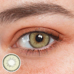 Danica Latte Yellow Colored Contact Lenses