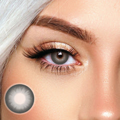 Helena Dark Gray Colored Contact Lenses