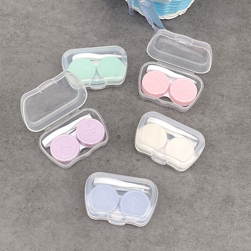 Small Portable Colored Contact Lens Case