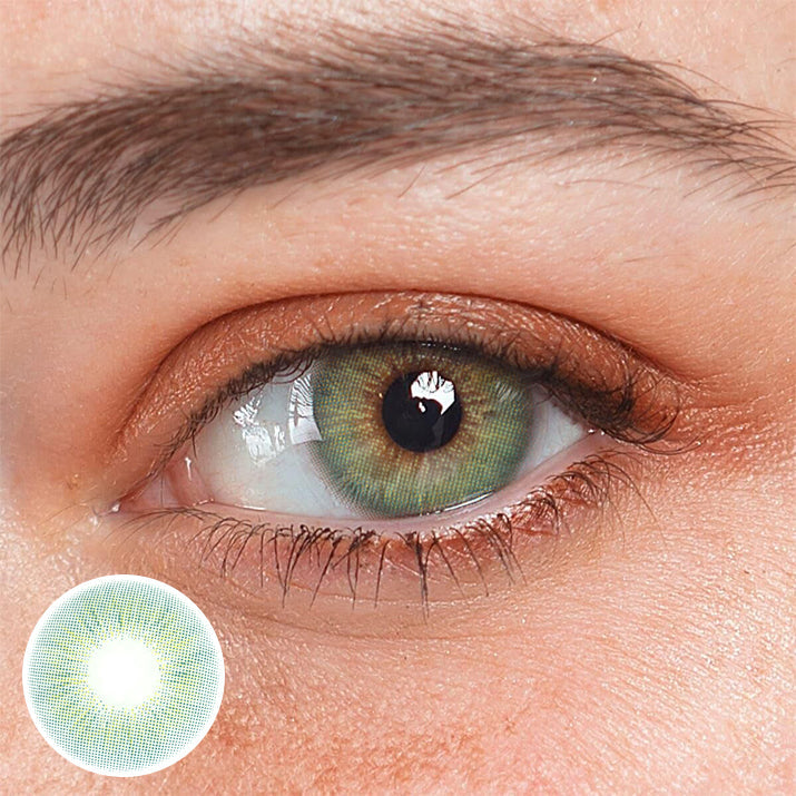 Grüne farbige Kontaktlinsen Elfie