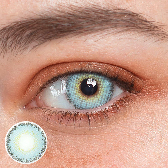 Elida Elite Blue Colored Contact Lenses