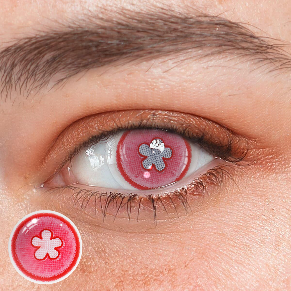 Cosplay Genshin Impact Pink Colored Contact Lenses